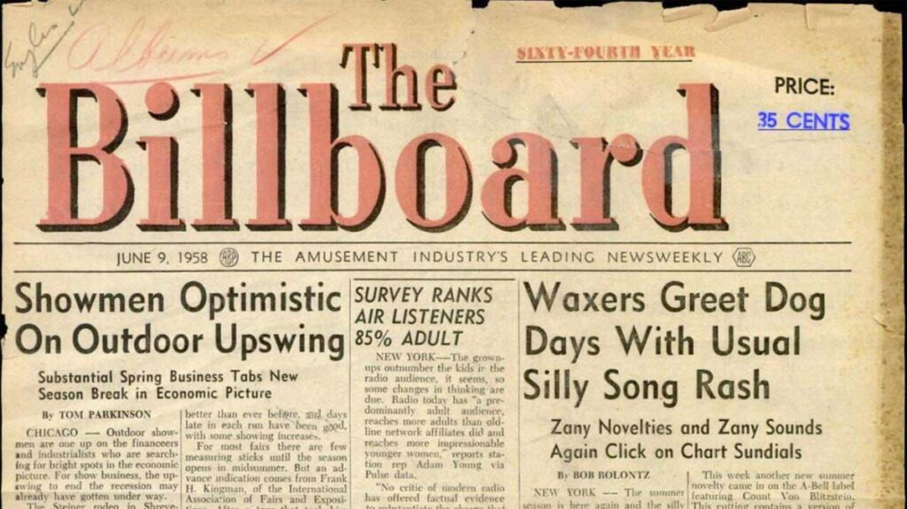 Billboard 1958